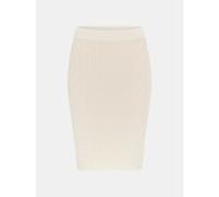 Guess, ,Skirts ,Donna ,Beige ,L Marti Gonna a Tubino in Maglia