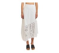 Guess, ,Skirts ,Donna ,Bianco ,L Eyelets Midi Skirt