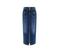 Guess, ,Skirts ,Donna ,Blu ,W28 Gonna Midi a Tubino