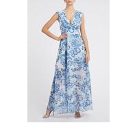 GUESS Sl Gilda Long Dress Blue Collectibles Taglia: XS | Maxi abiti Outlet | Donna | Blu
