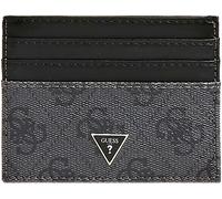 GUESS Smevzllea25 Vezzola Porta Carte di Credito Portafoglio da Uomo Nero Multi