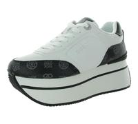 Guess Sneaker Camrio Donna, Logo Bianco/Nero 142, 40 EU