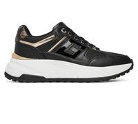 GUESS Sneaker bassa 'FONZI' marrone / oro / nero, Taglia 40