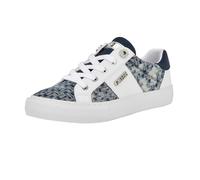 Guess Sneaker LikedDonna, Bianco Blu 171, 39 EU