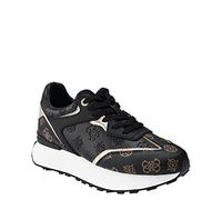 Guess, Sneaker Luchia da Donna, Nero Multicolore, 38.5 EU