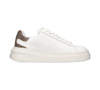scarpa donna GUESS elbina sneaker in pelle WHITE BEIGE 38 scelta=P WHITE BEIGE