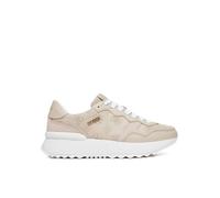 GUESS Sneakers Donna in Ecopelle Vinsa3 con Dettagli Traforati FLPVI3ELE12 7626741736867 - Beige Beige Beige