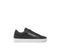 Guess Sneakers Logo Zip in Pelle PU Jeans, Nero , 40 EU