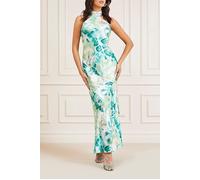 GUESS Sophia Long Dress Roses Bouquet Print Taglia: XS | Maxi abiti Outlet | Donna | Rosa