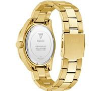 GUESS Orologio da polso da uomo Letterman GW0904G2 acciaio inossidabile oro