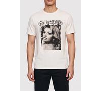 GUESS Ss Bsc Concert Girl Salt White Taglia: M | Magliette basic Outlet | Uomo | Bianco