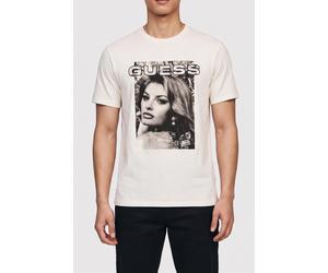 GUESS Ss Bsc Concert Girl Salt White Taglia: S | Magliette basic Outlet | Uomo | Bianco