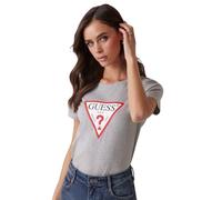 GUESS Maglietta grigio / rosso acceso / nero / bianco, Taglia S