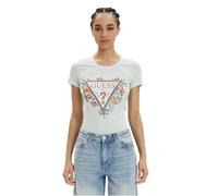 GUESS SS CN Triangle Flowers tee, Verde, S