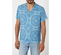 GUESS Ss Eco Rayon Tile Sh Medallion Tile Taglia: M | Camicie Casual Outlet | Uomo |