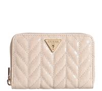 GUESS portafoglio Stacey SLG Zip Around Wallet Light Beige avorio
