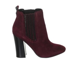 Guess - Stivaletti con Tacco e Punta Rotonda con Strass - - Shoes - Donna - Marrone - 39 EU