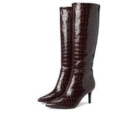 Guess Stivali al ginocchio Wayla da donna Marrone scuro Croco 200 Taglia 37 EU