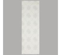 Guess stola bianca 70X180 sciarpa con logo all over argento AW5408 POL03 WHI