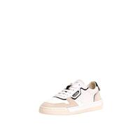 GUESS STRAVE Vintage CARRYOVER, Sneaker Uomo, White Black, 43 EU