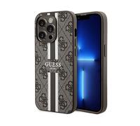 GUESS Strisce COVER MAGSAFE per Apple iPhone 15 Pro, Marrone
