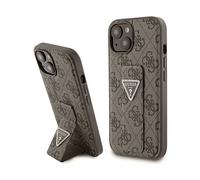 GUESS Supporto, presa COVER per Apple iPhone 15, Marrone