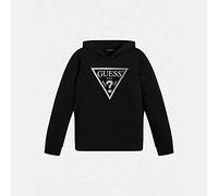 Guess Sweat à Capuche Noir Fille Felpa Unisex Bambino