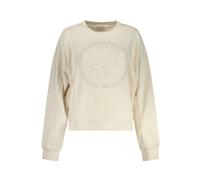 Guess, ,Sweatshirts & Hoodies ,Donna ,Bianco ,S Cotton Sweatshirt