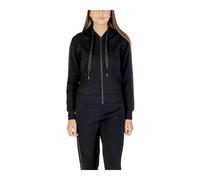 Guess Felpa con cappuccio New Hooded Scuba W5YQ05KBYE2 con zip Nera Donna S
