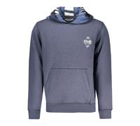 Guess, ,Sweatshirts & Hoodies ,Uomo ,Blu ,M Felpa blu con cappuccio e dettagli