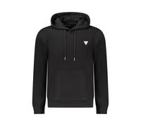 Guess, ,Sweatshirts & Hoodies ,Uomo ,Nero ,M Felpa con Cappuccio in Cotone Nero con Logo