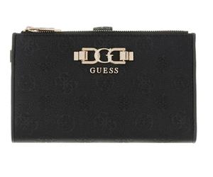 GUESS SWPD99 16157 ANISE SLG DOUBLE ZIP ORGANIZER PORTAFOGLIO DONNA BLACK LOGO