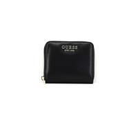 GUESS SWVG8500370BLA LAUREL SLG SMALL ZIP AROUND Donna BLACK Taglia Unica