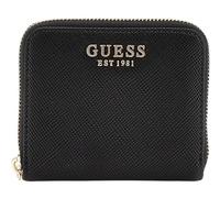 GUESS SWZG8500137BLA LAUREL SLG SMALL ZIP AROUND Donna BLACK Taglia Unica