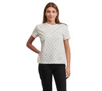 Guess - T-Shirt 4G Strass - - Tops - Donna - Beige - S