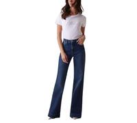 GUESS Maglietta argento / bianco, Taglia M