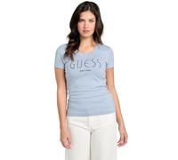 GUESS T-Shirt CN SS Logo Tee Donna - Blu W5YI05 J1314 Non DEFINITO XL