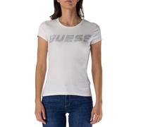 Guess T-Shirt da Donna Eco a Maniche Corte New Kiara, Bianco salato, L