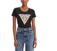 Guess Leo Triangle Short Sleeve T-shirt Nero 2XL Donna