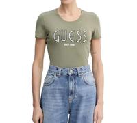 GUESS t-Shirt Donna (IT, Testo, S, Regular, Regular, Verde E26GU08 W5YI05J1314)
