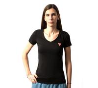 GUESS T-Shirt Donna Ragazza Logo Scollo V Maglia Manica Corta