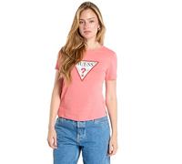 GUESS T-Shirt Donna W1YIBI3Z14 Colore A60R (IT, Testo, L, Regular, Regular)