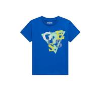GUESS T-Shirt Eco a Manica Corta Bambino, Blu Atmosfera, 5 anni