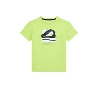 GUESS T-Shirt Eco a Manica Corta Wave Bambino, Coleus psichedelico, 12 anni