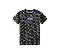 Guess T-Shirt Eco a Maniche Corte da Ragazzo con Stampa all Over, Catena G Lime AOP, 10 Anni