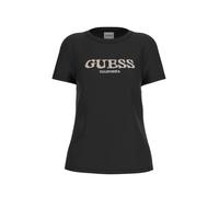 Guess Maglietta a maniche corte da donna Eco Giuditta, Nero corvino, L