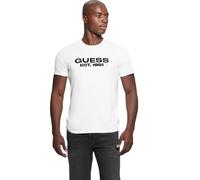 GUESS T-Shirt Manica Corta Velvet Logo M5RI50K9RM1 Bianco XS