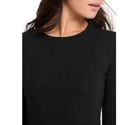 GUESS T-Shirt Manica Lunga Slim Gj Logo EMB Tee W4YI22J1314 Nero