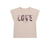 Guess T-Shirt Midi a Maniche Corte Eco Bambina, Rosa Elegante, 14 Anni