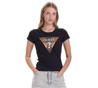 GUESS T-Shirt Nero SS CN Leo Triangle T - S